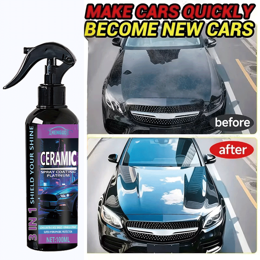 Car Wax Ceramic Coating - رذاذ طلاء السيراميك النانوي للسيارات 3