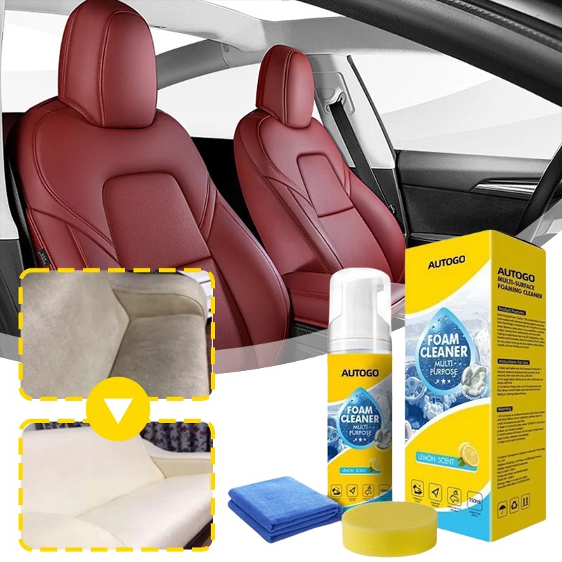 Leather Cleaner Interior - منظف رغوي متعدد الاستخدامات لداخل السيارة