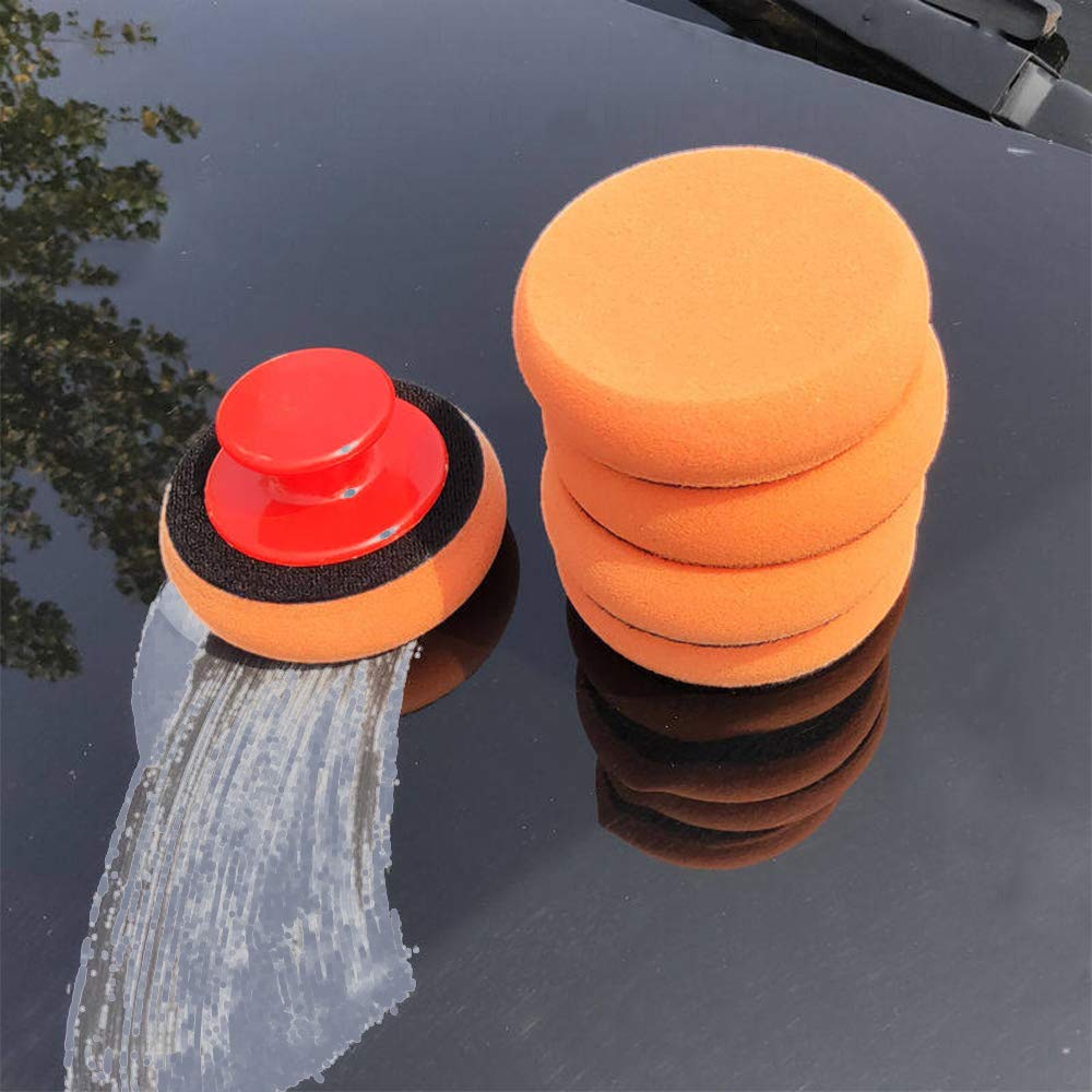 Wax Applicator Pad - طقم من 6 قطع من وسادات