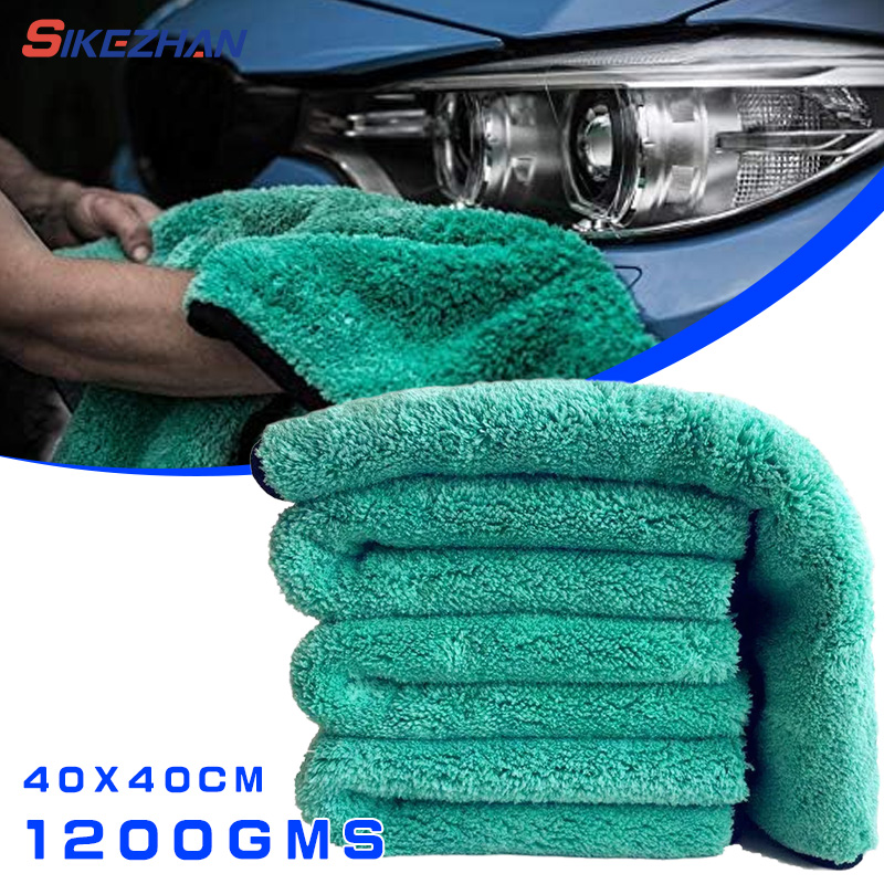 Microfiber Towel Detailing - 1200GSM غسيل السيارات منشفة من الألياف