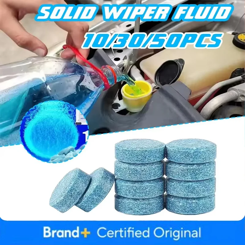 Glass Cleaner Streak - أقراص غسيل السيارات الفوارة المركزة، منظف