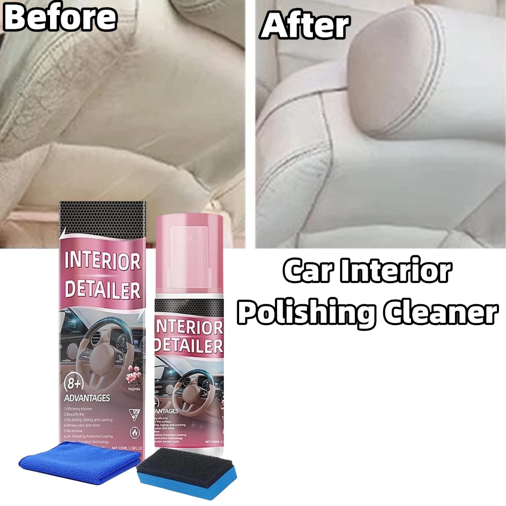 Leather Cleaner Interior - منظف وتلميع داخلي للسيارة سعة 100