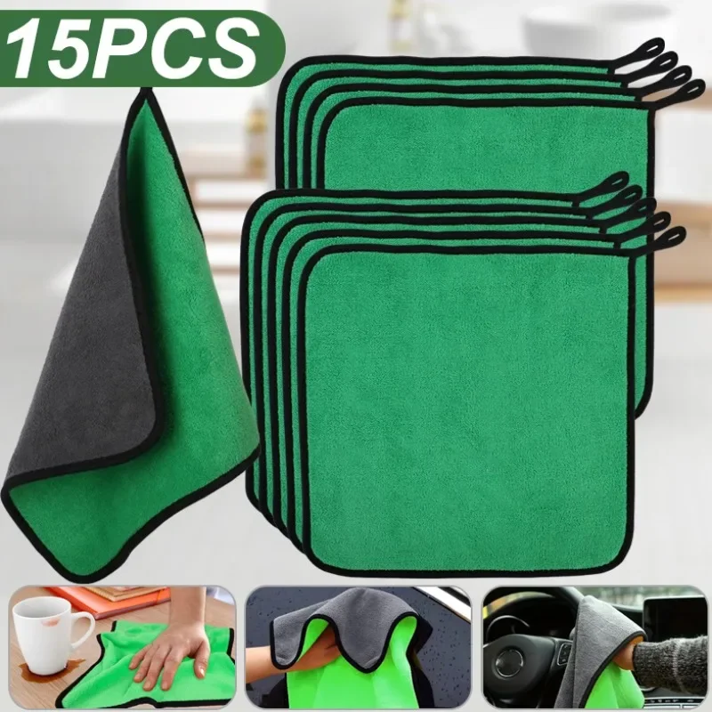 Microfiber Towel Detailing - 5/15 قطعة منشفة تنظيف ستوكات تنظيف