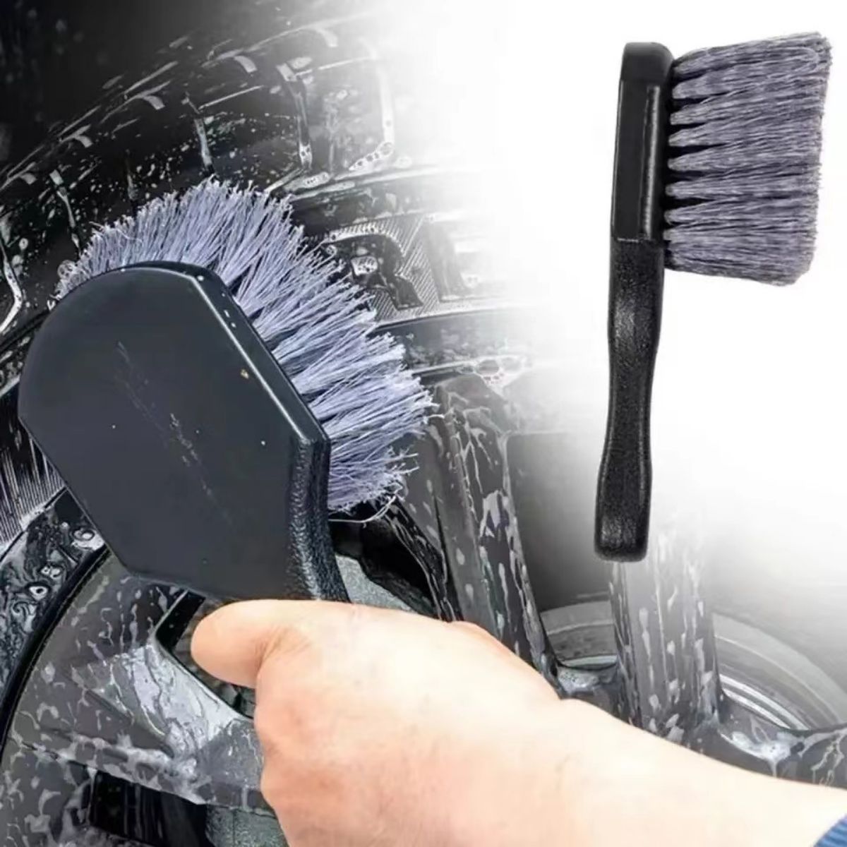 Detailing Brush Set - مجموعة فرش تنظيف عجلة السيارة ،