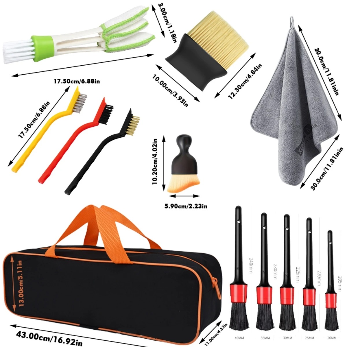 طقم فرش تنظيف السيارات من 1-15 - مراجعة Dirt Brush Interior وسعره