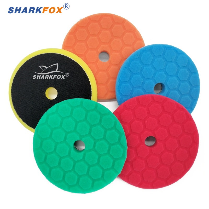 Sharkfox-وسادات تلميع للسيارة  - مراجعة Polish Pad Set Buffer وسعره