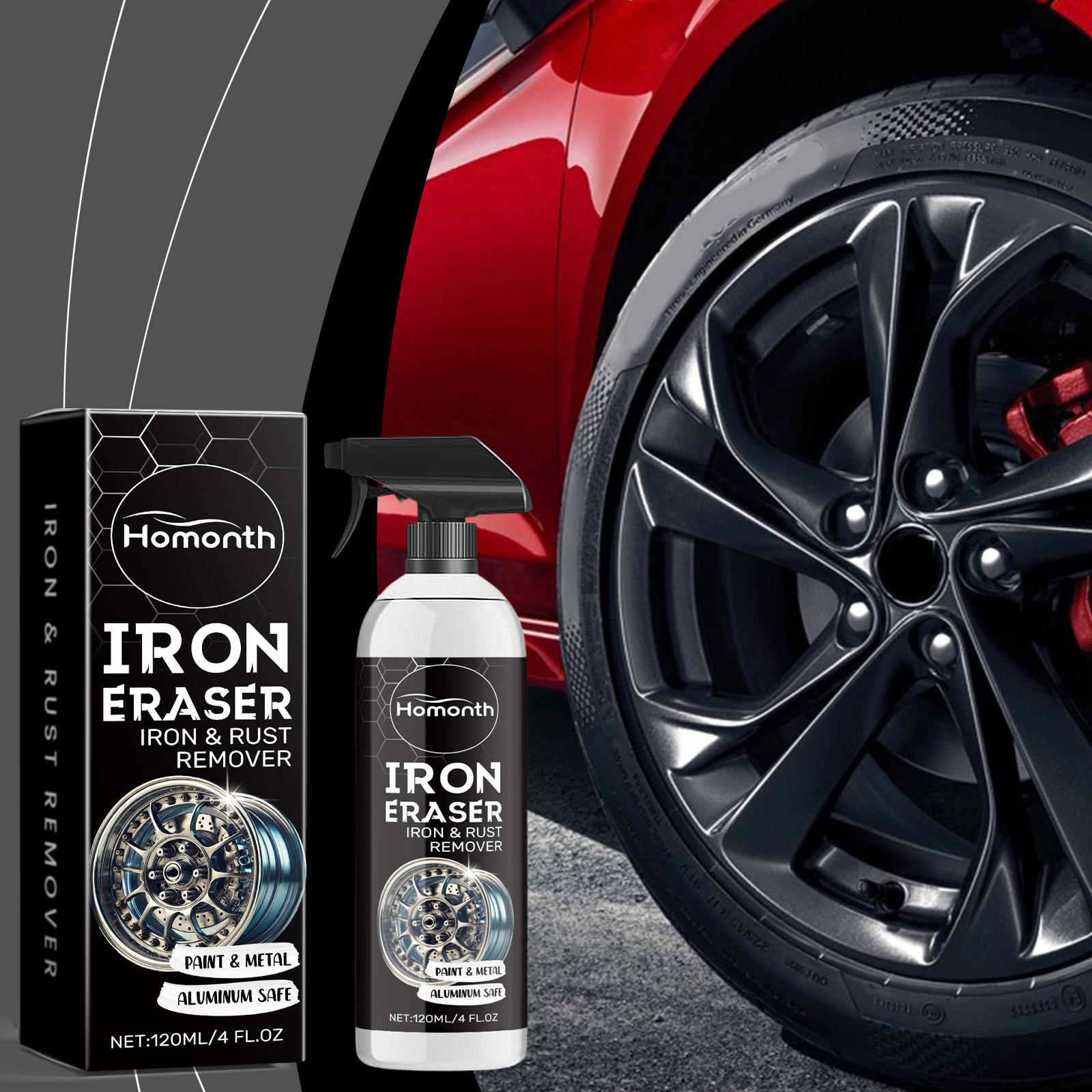 بخاخ مزيل صدأ عجلات السيارة، م - مراجعة Wheel Cleaner Alloy وسعره