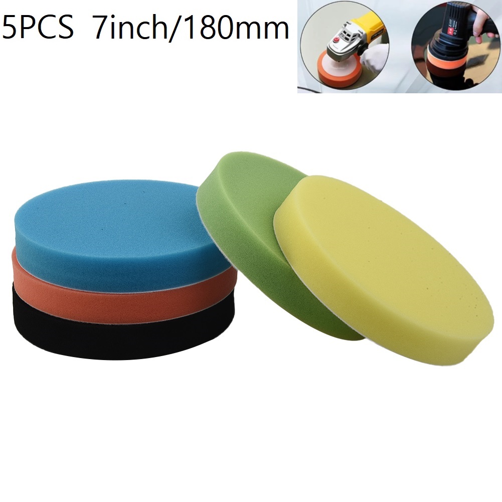 مجموعة من 5 قطع إسفنجية للتلمي - مراجعة Polish Pad Set Buffer وسعره