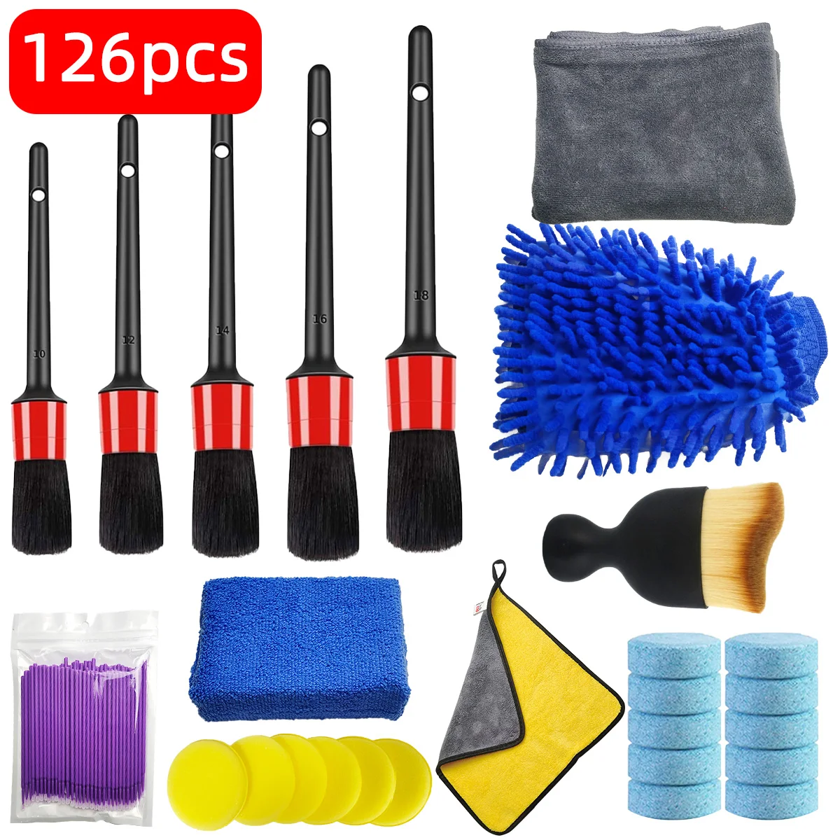 طقم تنظيف تفاصيل السيارة مكون  - مراجعة Dirt Brush Interior وسعره