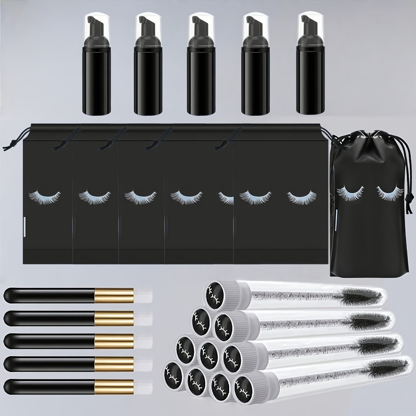 مجموعة العناية بالرموش مكونة م - مراجعة Detailing Brush Set وسعره