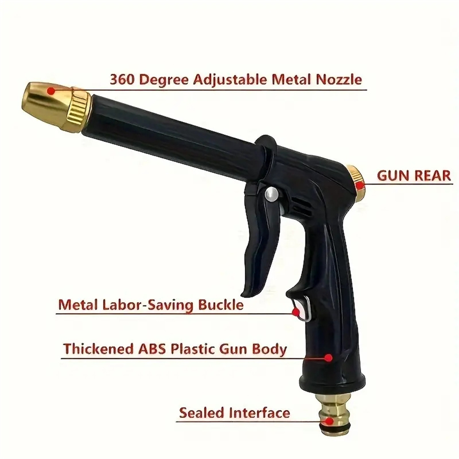 مسدس مياه عالي الضغط جديد لغسي - مراجعة Pressure Washer Foam Gun وسعره