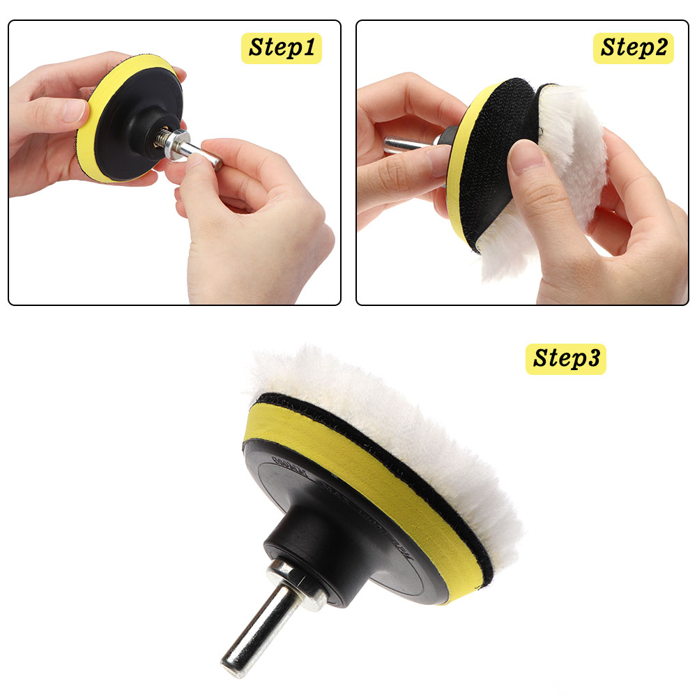مجموعة أدوات تلميع السيارات ال - مراجعة Polish Pad Set Buffer وسعره