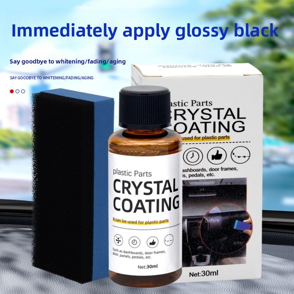 جديد دائم طلاء كريستال تجديد ط - مراجعة Trim Restorer Plastic وسعره