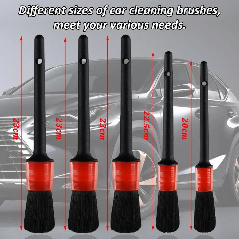 جديد سيارة بالتفصيل تنظيف عدة  - مراجعة Detailing Brush Set وسعره