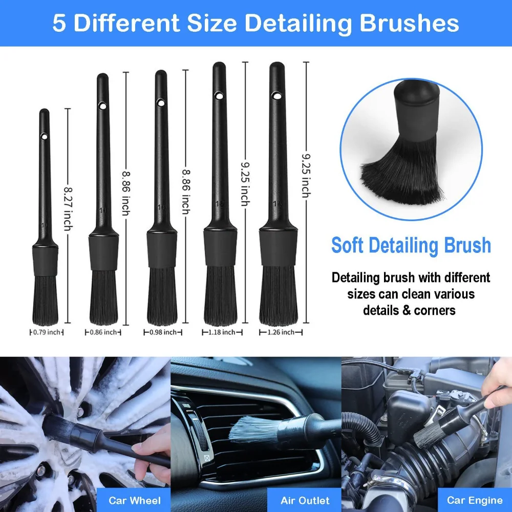 مجموعة فرشاة غسيل السيارات فرش - مراجعة Dirt Brush Interior وسعره